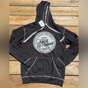 Avalon Black Streak Fleece Hoodie